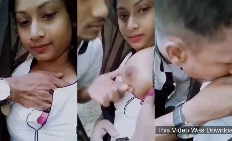 Bangladeshi viral MMS sexy college girl boobs sucking by boyfriend