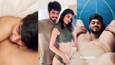 Indian XXX Video sexy newly married Tamil couple leaked honeymoon photos and MMS 2024