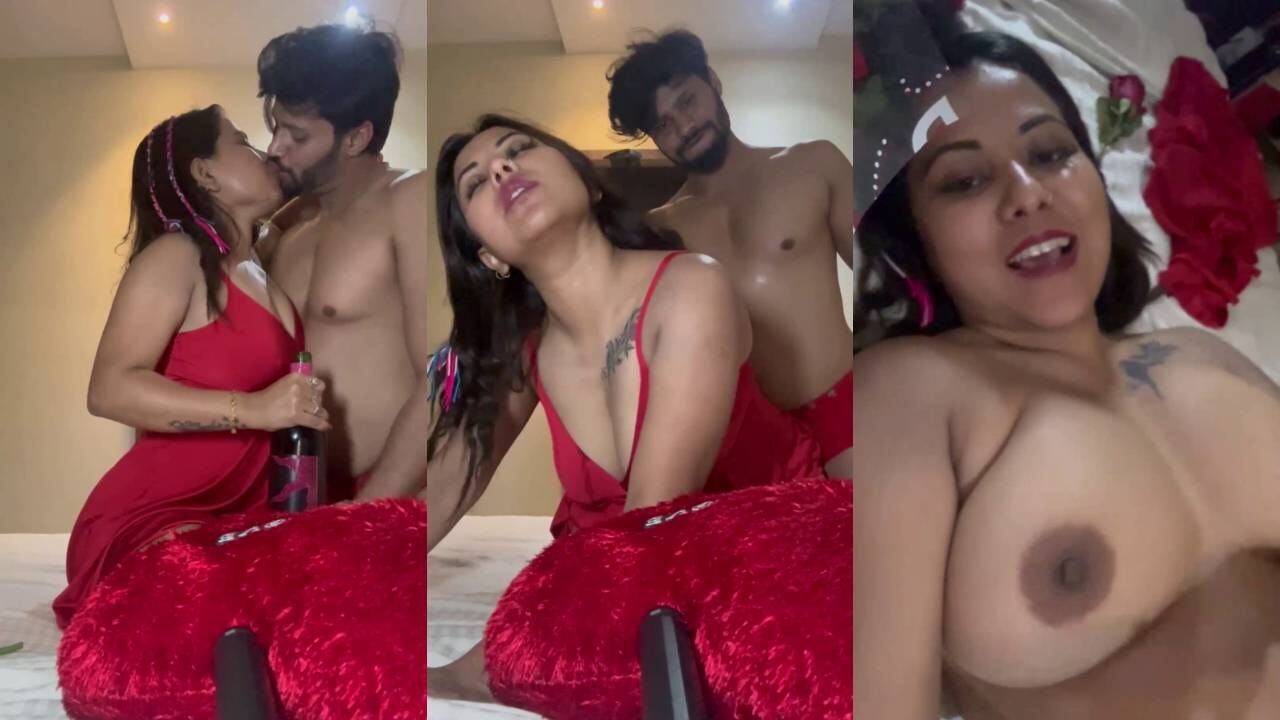 hot Assamese actress Tina Valentine’s day romantic enjoyed by Tamil hubby