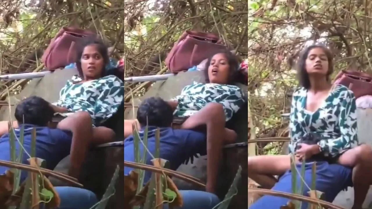 desi viral leaked outdoor sex mms video hot Tamil college girl pussy sucking by junior boy in park