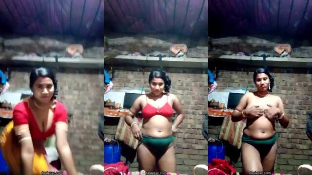 desi viral mms sexy village bhabhi nude big boobs video call with lover