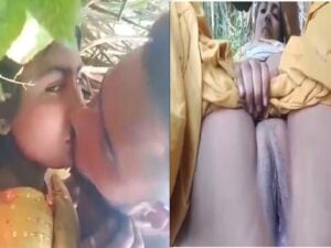 desi viral mms hot Punjabi nude girl sex with Bihari labour boy in field