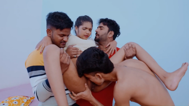 Foursome With Skiny Girl 2024 xxx Hindi Uncut Porn Short Video