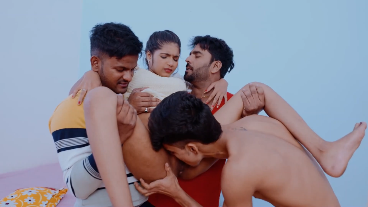 Foursome With Skiny Girl 2024 xxx Hindi Uncut Porn Short Video