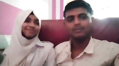 New desi viral sex mms boy sucking his sexy teen Muslim GF boobs