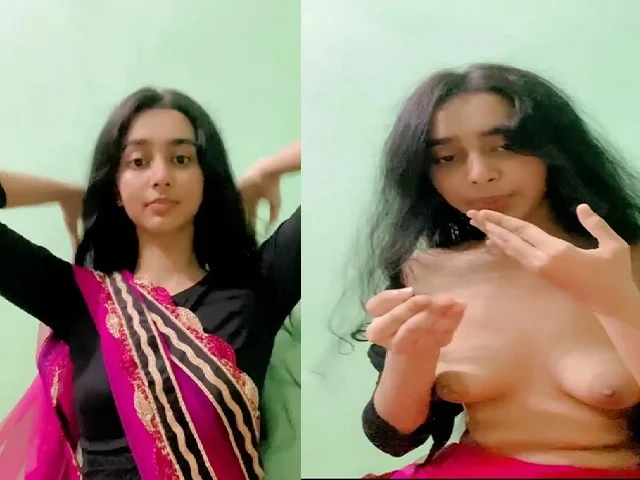 iporntv net leaked viral mms young Indian school girl playing with her small boobs nude selfie mms