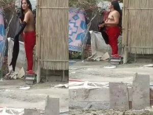fsiblog latest video village girl nude bath caught on viral hidden cam mms