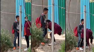 Indian Porn Leaked MMS school girl give blowjob and outdoor sex with lover caught on hidden cam