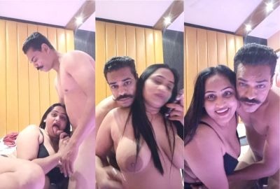 Rajwap Delhi Rich Sexy Milf Wife Romantic Passionate Sex with Boss in Hotel
