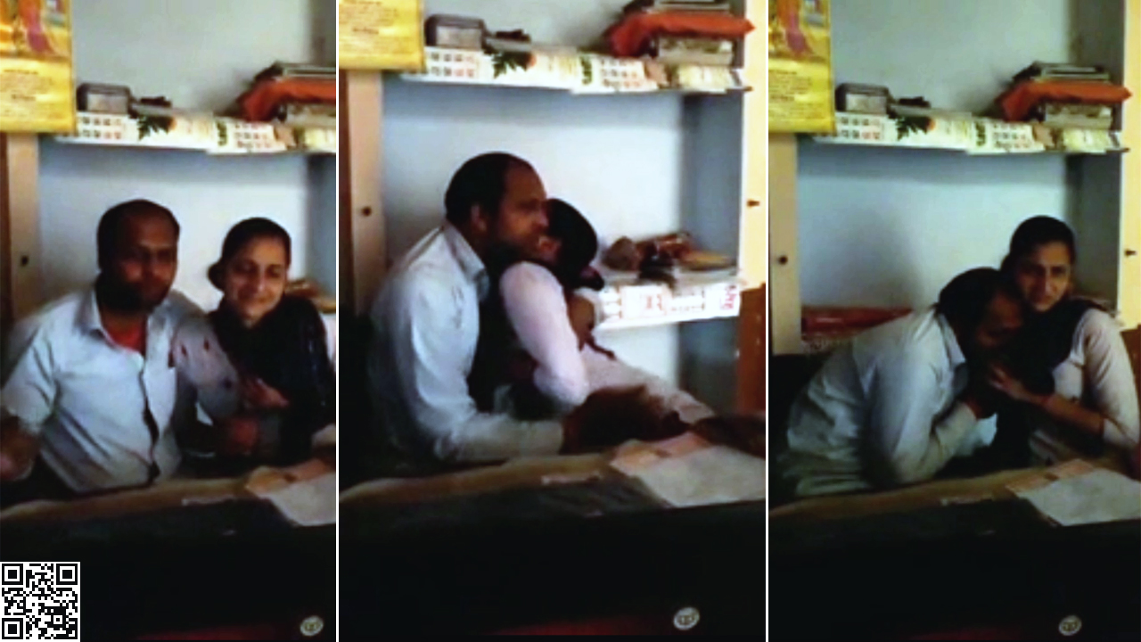 Mydesi Leaked Desi MMS Video Village School principle boobs sucking and fingering pussy of teen student