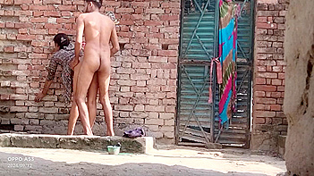 Free porn video download Hidden Camera mms record horny couple fucking in open place