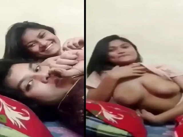 Free Indian Porn MMS Bangla randi lesbian sisters showing nude big boobs on video call viral leaked MMS
